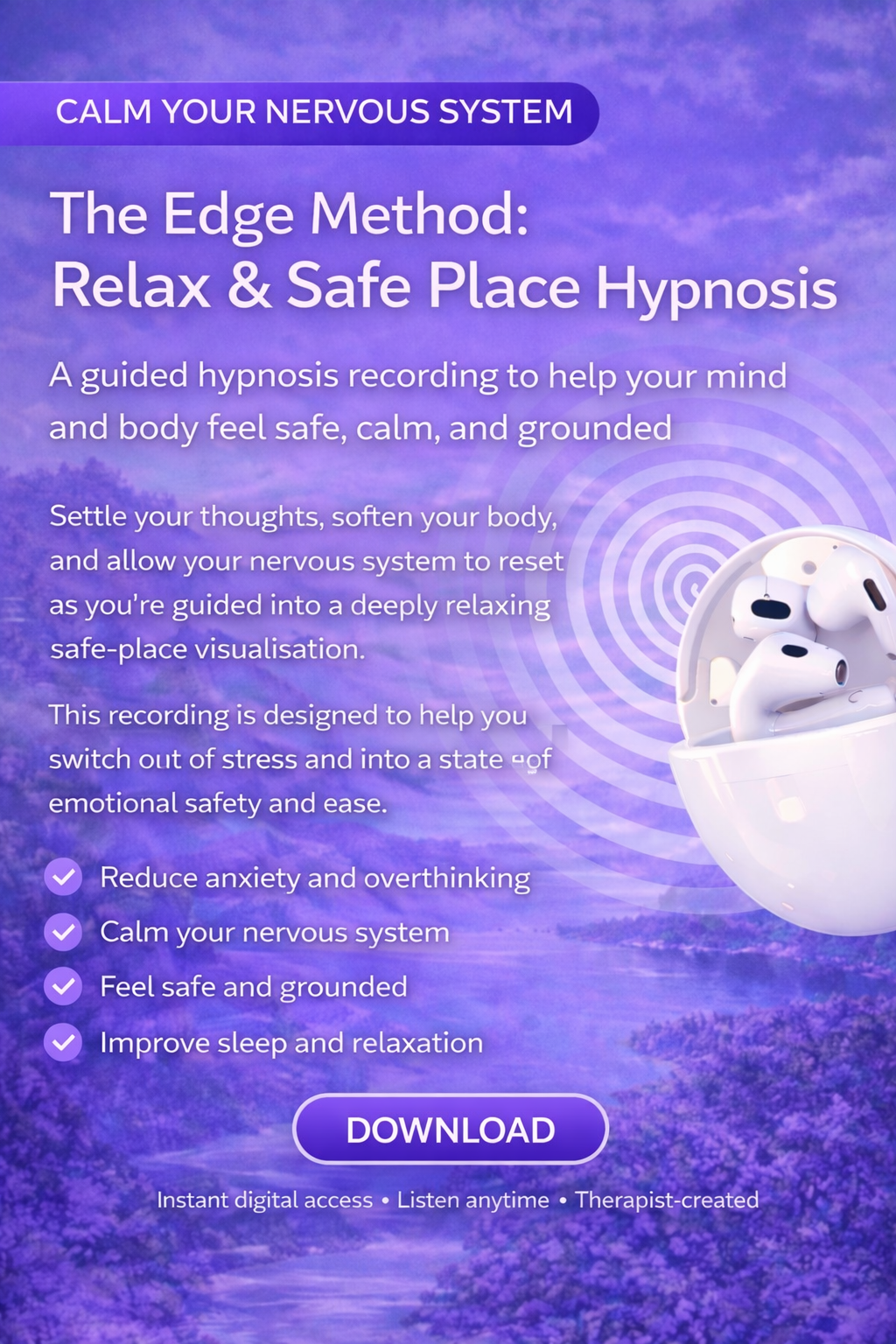 The Edge Method: Relax & Safe Place Hypnosis Recording